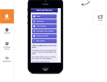 Tablet Screenshot of deedandrecord.com